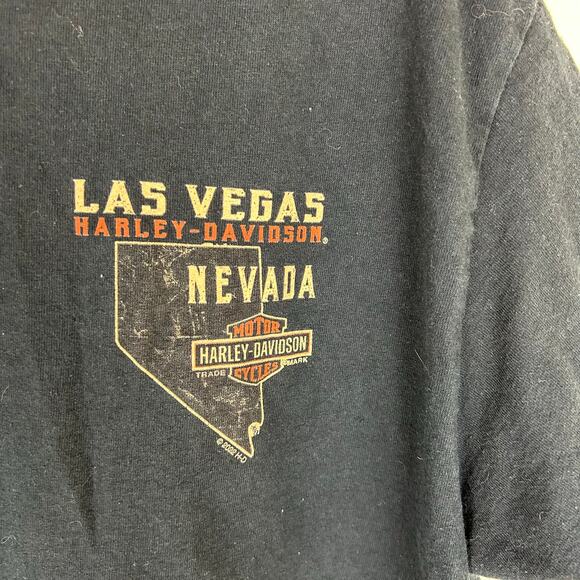 Harley Davidson Mens T-Shirt Las Vegas Nevada Black Live To Ride Size Large - Picture 6 of 6